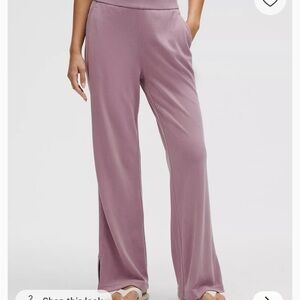 lululemon athletica Soft Lavender Wide Leg Pants